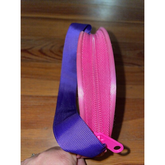 My Little Pony Pink Rainbow Magic Fabric Storage Tote Case 6x6 Satin Hasbro - Picture 5 of 10